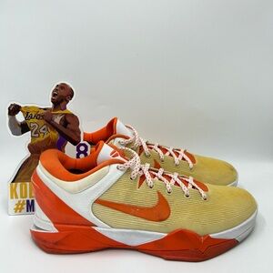 Nike ZOOM KOBE 7 SYSTEM TB 'ORANGE BLAZE' Men Size 9.5